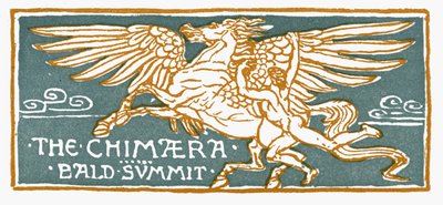 Bellerophon and Pegasus by Walter Crane